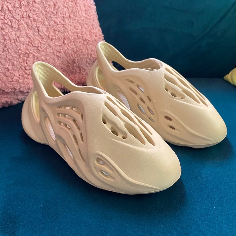 Cream Slip-On Women's Shoes